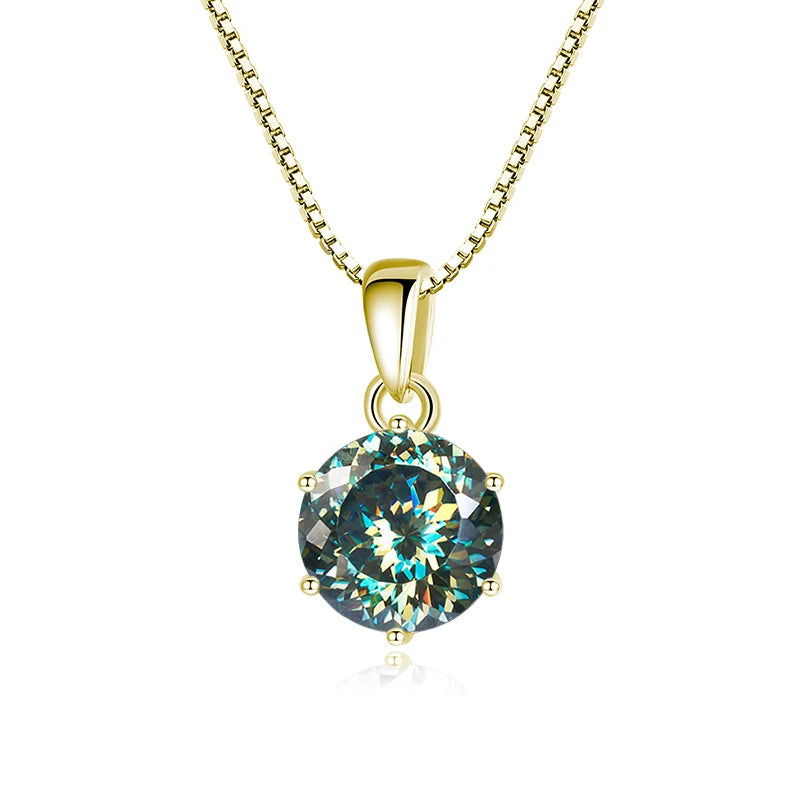 MOISSANITE SILVER NECKLACE