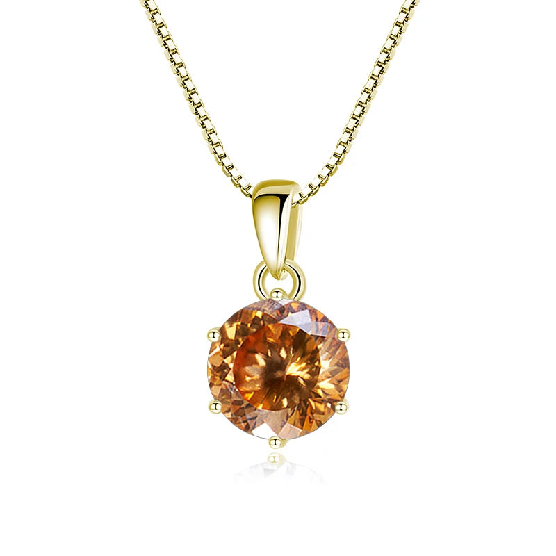 MOISSANITE SILVER NECKLACE