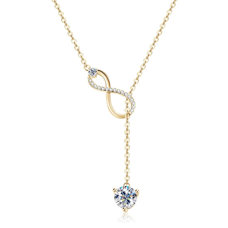 925 Silver Infinity Necklace