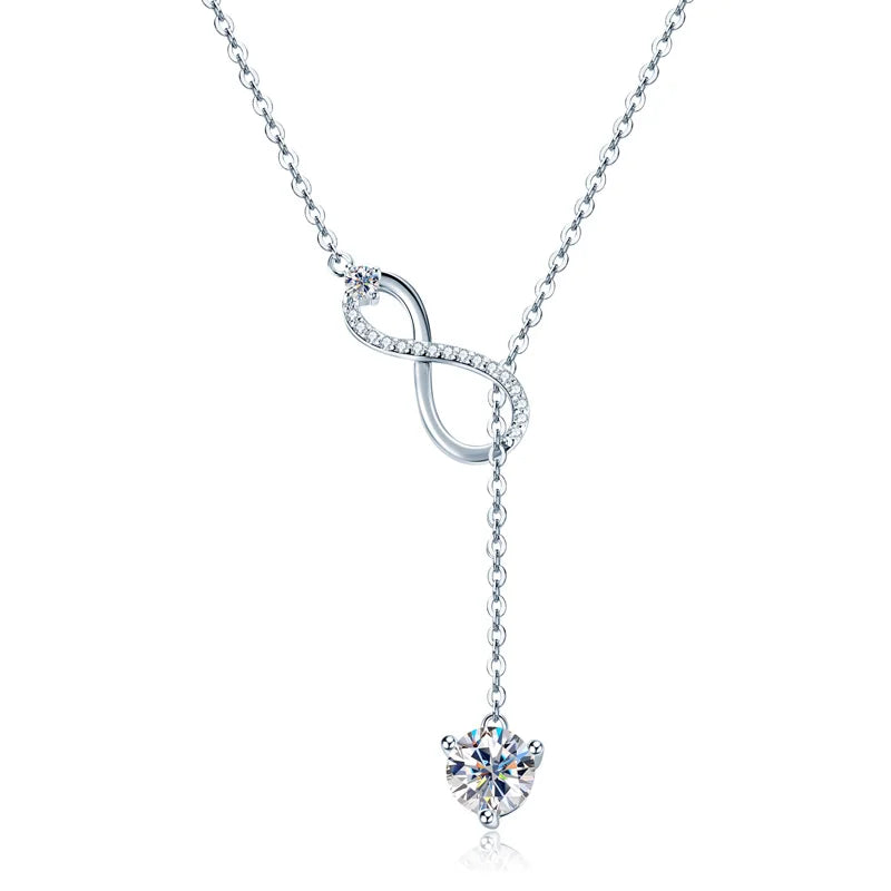 925 Silver Infinity Necklace