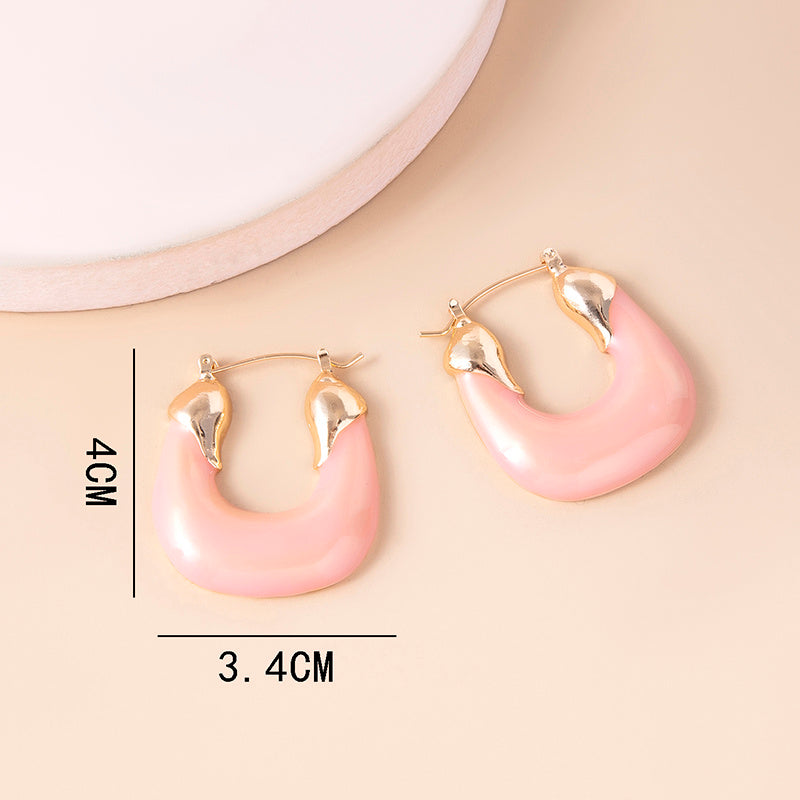 U Hoop Earrings